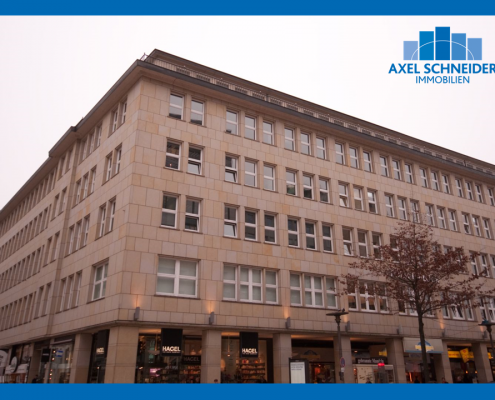 Gebäudeansicht Fölsch-Block - Ecke Hermannstraße und Bergstraße
