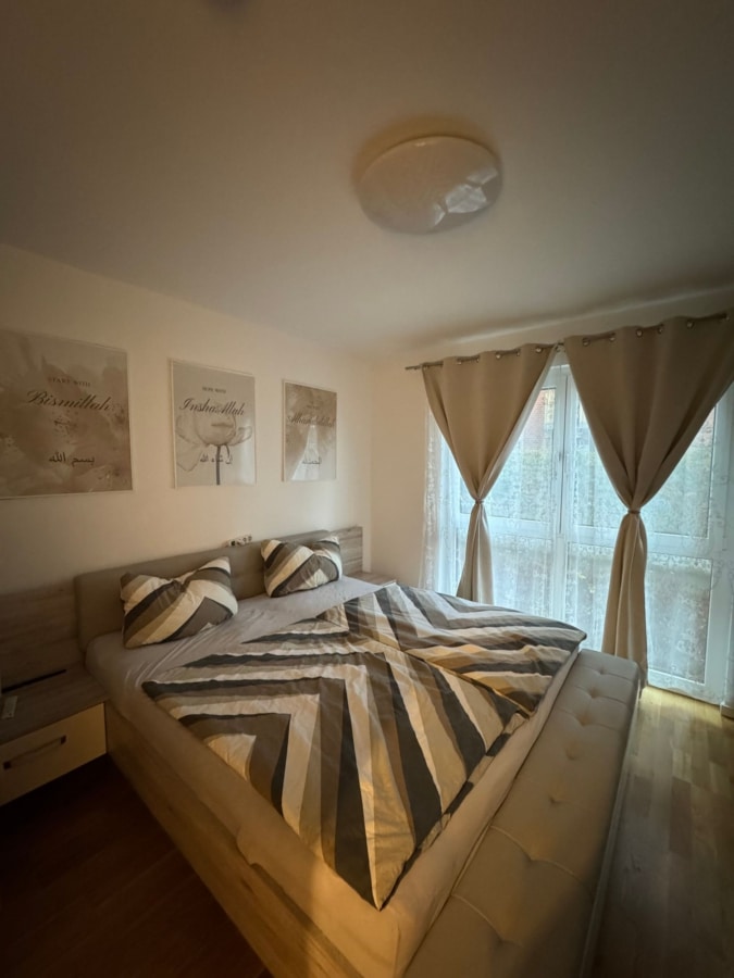 Schlafzimmer - 2-Zimmer-Neubauwohnung mit Balkon in Lohbrügge
