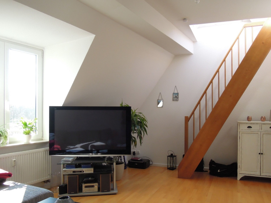 Kleines Mehrfamilienhaus in Hamburg Altona am Klopstockplatz - Treppe zur Dachterrasse